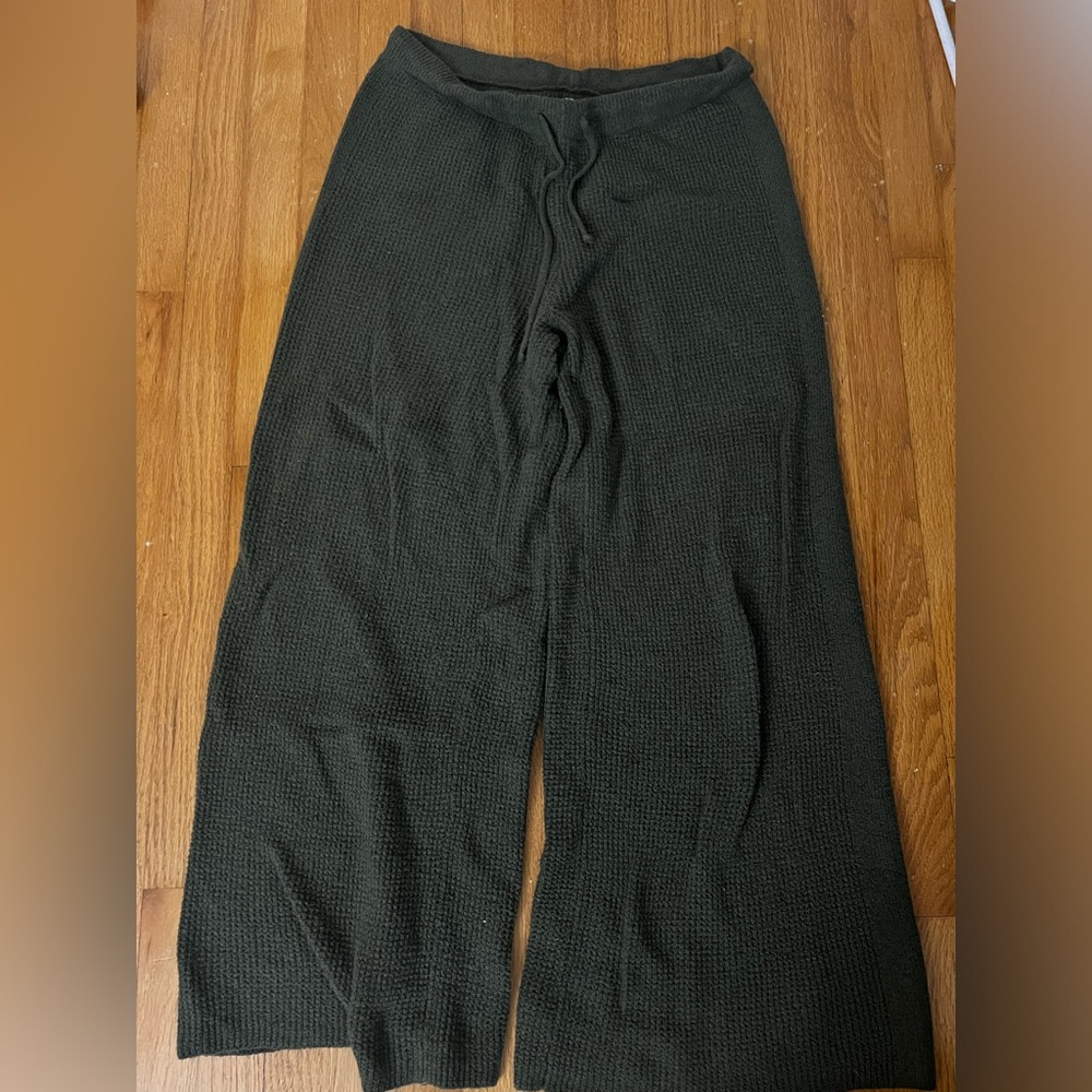 Wide Leg Sweater Pants